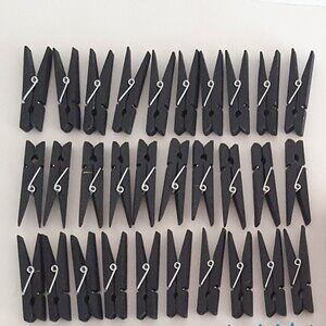 Photo Holder 2" Clothespins-Black